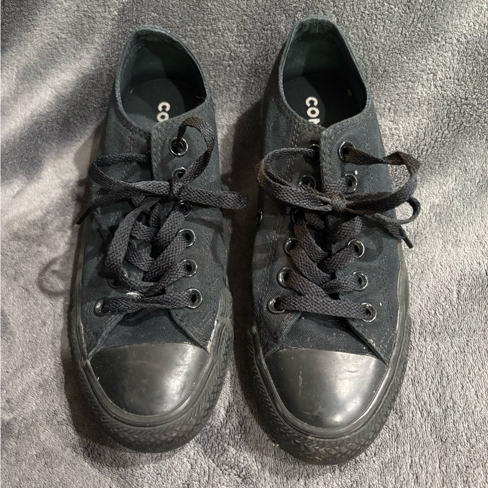 Converse Black Canvas Shoes